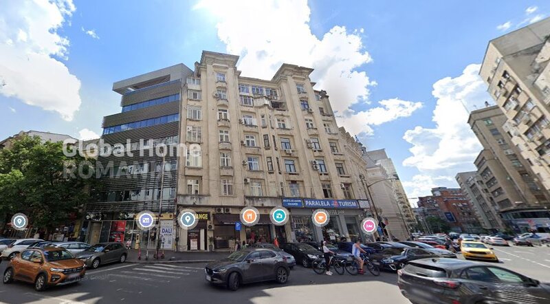 Universitate, Calea Victoriei, spatiu comercial 260 mp - stradal, vitrina 7ml,